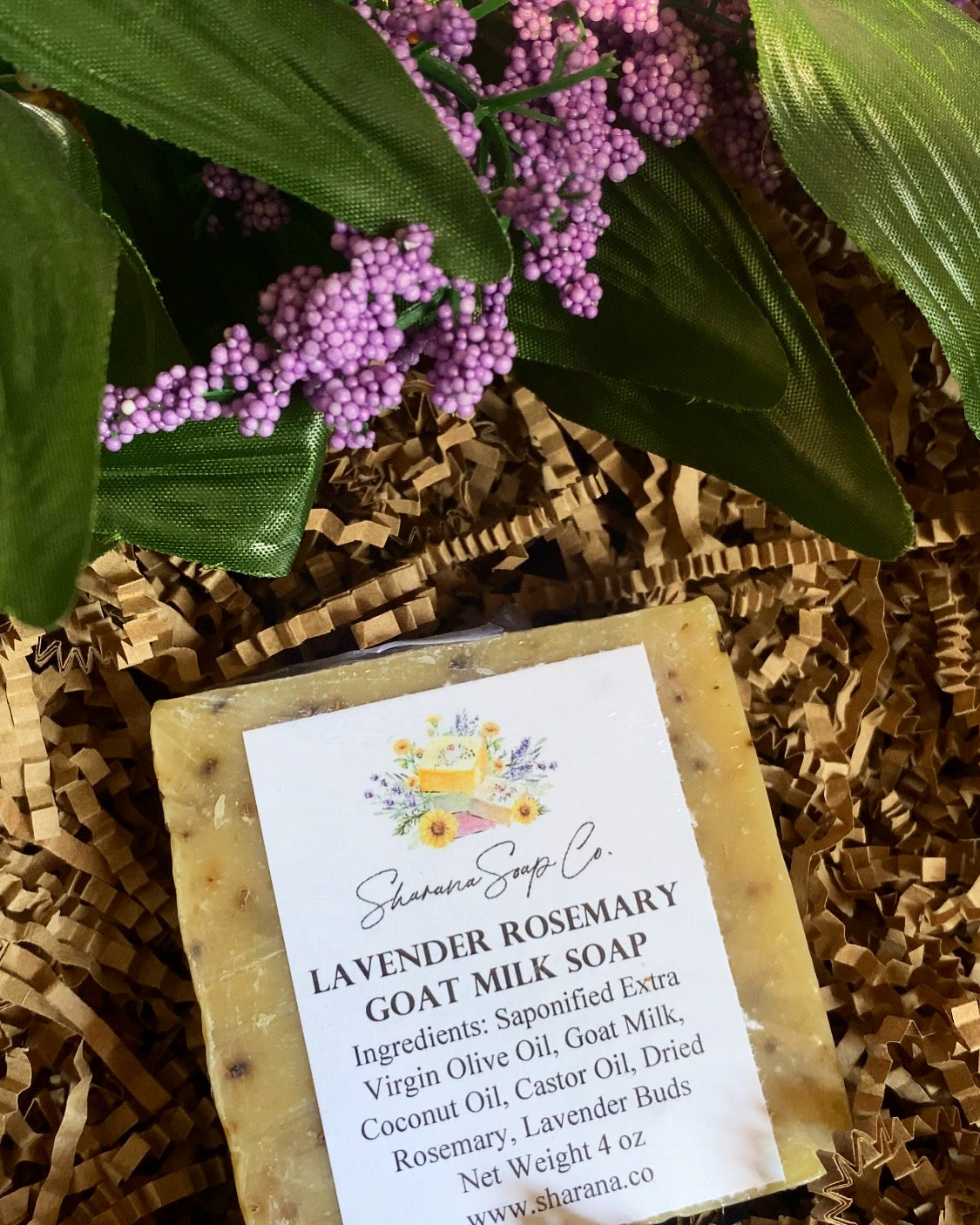 Lavender Rosemary Goat Milk Soap